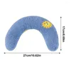 Dog Apparel U-Shaped Pillow For Pet Soft Fluffy Neck Machine Washable Sleeping Supplies Medium Small Dogs Puppy