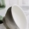 Чашки блюдцы в европейском стиле керамическая ретро -чашка кофейня с блюдцей набор домашней посуды Белый фарфоровый завтрак молочный кружок