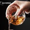 Tasses Saucers 200 ml de style japonais Lucky Bag Glass Fair Cup High-Und Tea Divider Chahai Justice Momening Set Accessoires