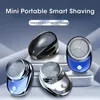 كهربائية محمولة محمولة كهربائية Mens Shaver USB القابلة لإعادة الشحن جاف لحية حلاقة Mini Pocket Shaver Pocket Slock Poard YQ240403