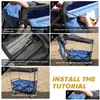 텐트 및 대피소 1 PCS 차양 캐노피 정원 웨건 부착을위한 캐노피 Sun Shade er 트롤리 카트 액세서리 검은 야외 캠 드롭 DH2H8