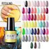 Guns Rosalind New Gel Nail Polish Set 57 Colors Kit Hybrid Varnishes Gel Nail Lacquer Art Design All for Manicure Need Base Top