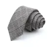 Neck Ties Mens tie 6cm high-quality pure cotton handmade thin plain collar mens slim fit suit casual tieC240407