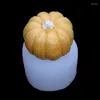 Baking Moulds Three-dimensional Size Pumpkin Silicone Mold Handmade DIY Soap Mould 19-228