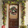 Fleurs décoratives couronnes de Noël pour décoration de porte d'entrée
