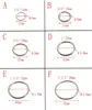 50pcslot o anéis metal colares níquel não soldados com loops redondos de fivela de fivela de fivela de acesso 12mm38m1m1051961