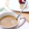 Scolle di caffè in acciaio inossidabile tè ghiaccio dessert dessert manico lungo cucchiaio caramella frappè multiplo