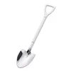 Coffee Scoops Brand Lepoon 12 2,5 cm 5/20 pc's comfortabele handle multifunctionele zilveren roestvrijstalen scope van toepassing