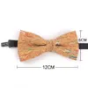 Bow Ties Fashionable Wooden Bow for Mens Novel Tree Bark Grain Bow for Wedding Party Mens Neck Wearing Accessories Gift Mens Bow C240412