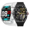 2024 Hot Selling Crystal Case Mechanical D Y 5 Smart Watch Originele transparante kast waterdichte en lichtgevende modesporten en casual heren- en dameseditie Cool