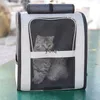 Kedi Taşıyıcılar Konutları Evcil Çanta Kedi Taşınabilir ve Nefes Alabilen Evcil Hayvan Malzemeleri Açık Hava Kullanım için Büyük Kapasiteli Sırt Çantası H240407