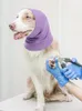 Hundkläder Cat Beauty Earmuffs Brusförhindrande PET PET EAR COVING SUNDRECT SCARF SOLID FÄRG Huvudbones varm Redig Tryck