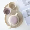 TeAware Setleri Yaratıcı Sevimli Gurd Fincan Çaydan Teapot Hanehalkı Modern Sadelik Seramik Oturma Odası Tepsisi Rüzgar Öğleden Sonra Çay Yurt Seti