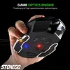 Möss Stonego 2.4G Wireless Bluetooth Mouse USB Computer Gaming Mouse med mottagare LED Color Change Optical Mute Ergonomic Y240407