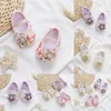 New Baby For Kids Girls Colorful Flowers Princess Infant Toddler Soft Cotton Anti-Slip First Walkers Shoes 0-18 Months