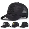 Ball Caps Fashion M Letter Camouflage Embroidery Baseball Net Spring And Summer Outdoor Adjustable Casual Hats Sunscreen Hat