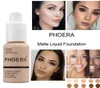 Phoera Soft Matte Light Cream Long Lasting Liquid Face Foundation Makeup Coverage Foundation Natural Oil Control Maquiagem DH2652428