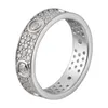 Luxe ringen paar designer kaart sterling zilver over de sky star vrouw gesloten klassiek hetzelfde voortreffelijk hoogwaardige sense sense ingelegde ring met logo