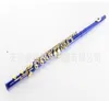 MARGEWATE 16 Hole Closed C Tune Concert Musical Instruments Flute Cupronickel Body Unique Blue Surface Flute With E Key And Case8865431