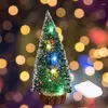 Christmas Decorations Tree Ornaments 3pcs LED Miniature Desktop Ornament For Bedroom Bookshelf Garden Kids Room Dorm And More