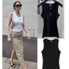 Womens Designer T-shirt Slim Fit Crop Top D Embroidery Short Open Umbilical Tee Small Street Hot Girls Versatile Clothes