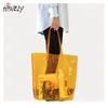 Torba Hiseely Fashion Women Clear Transparent Ramię galaretka Candy Summer Beach Torebka Kobieta Messenger Bags BG1283