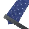 Шея галстуки Мужчина модный галстук 8 см. Голубой вырез Классический простые вырезы
