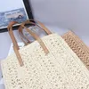 Bags Ladies Beach Grass Woven Bag Women's Shoulder Handbag Large Capacity Hook Needle