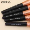 Branda Zoreya Soft Synthetic Bristles Makeup Brush Conjunto Eye Make Up Tool Cruelty Black Blending Crease Fundação Brilhos de Baixas Presente 240403