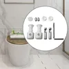 Badtillbehör Set Wall Hung Toalett Bowl Fitings Fixing Skruvar Lätt att använda hållbara underhållskontaktsatser Bultar för hushåll
