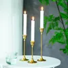 Candle Holders 1/3Pcs Set Retro Bronze Candlestick Wedding Party Vintage Decor For Table Home Chandelier