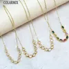 Chains 10 Pieces Clear Zirconia Link Charms Necklace Women Choker Stackable Jewelry Chain Fashion 52613