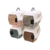 Cat Carriers Crates Home Pet Supply Cat and Dog Air Box Parting Простая клетка Портативная складная автомобиль H240407