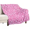 Blankets Pink Leopard Print Throw Blanket Winter Bed Soft Big Luxury