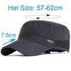 Ball Caps Summer Mesh Outdoor Sports Quick Drying Military Hat Mens Breathable School Flat Top Bicycle Running Baseball Q240403