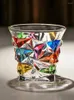 Wine Glasses Drop Creative Hand Painted Drinkware Sets Glass Cup Couples Water Juice Milk Coffee Whiskey Nordic