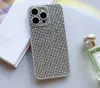 Роскошные корпусы с роскошным баловом для iPhone 15 плюс 14 Pro Max 13 12 11 iPhone15 Shinny Diamond Hard Пластиковый ПК мягкий TPU Side Girls Lady Camera Lins Protector Protector Protect