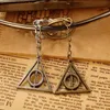 Keychains Lanyards Ny Deathly Hallows Alloy Pendant Keyring Q240403