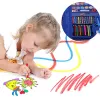 Sets 86pcs kinderen kinderen gekleurde potlood kunstenaar kit schilderij crayon marker pen borstel tekengereedschappen set kleuterschool cadeaus benodigdheden