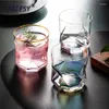 Wine Glasses Nordic Geometric Whiskey Glass Coffee Mugs Phnom Penh Tea Milk Juice Cup Creative Personality Tumbler Drinkware Ins Style