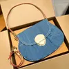 2024 Ny denim designer väska axelväska tote väska crossbody väska handtag väska shopping väska mode kvinnor väska cLuth väska hobo dragstring denim stil