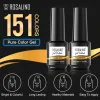 Dresses Rosalind 6pcs/set Gel Polish Set Summer Semi Permanent Hybrid Gel Varnish Need Lacquer Base Top Coat Nails Art for Nail Gel Kit