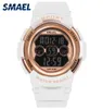 SMAEL RESPOSTA DIGITAL Sport Women Moda Wristwatch para Girls Digitalwatch Gifts For Girls 1632B Sport Watch Sta impermeabilizado S918811384