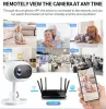 Kameralar WiFi Mini Kamera HD CCTV Sesli Gece Görme Güvenlik Koruma Kapalı Kablosuz Ev Gözetim İzleme Bebek Monitörü