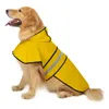 Habitant de vêtements pour chiens Poncho slicker à capuche pour chiens et chiots petits à x jaune - L