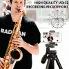 Mikrofony UHF Saksofon Saksofon bezprzewodowy system mikrofonu mikrofonu Klips na instrumentach muzycznych do saksofonu trąbka Saksja róg klarnetu tuba tuba