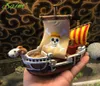 Saim One Piece Pirate Ship Аквариум аквариум аквариум ландшафтный декор аквариум пиратский корабль поднимается на бок для бак для бак -бак, декоративный SZ007 21034483058