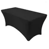 Table Cloth 9 Colours Wedding Spandex Cover Linen Lycra Solid Color Rectangle El Banquet Party Meeting Room Decoration