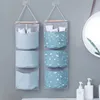 4 Style 3-Pocket Oxford Cloth Wardrobe Storage Hanging Bag Wall Door Hanging Sundries Storage Bags Pouch Organizer