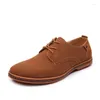 Casual Shoes 2024 Autumn Suede Men's Classic Mens Sneakers Comfortable Dress Man Flat Fashion Shallow Mouth Tenis Masculino